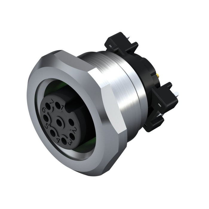 Weidmüller - Rundsteckverbinder, Einbau (PCB) Stecker SAIE-M12B-8-13/14SMT M12  − 25 Stück
