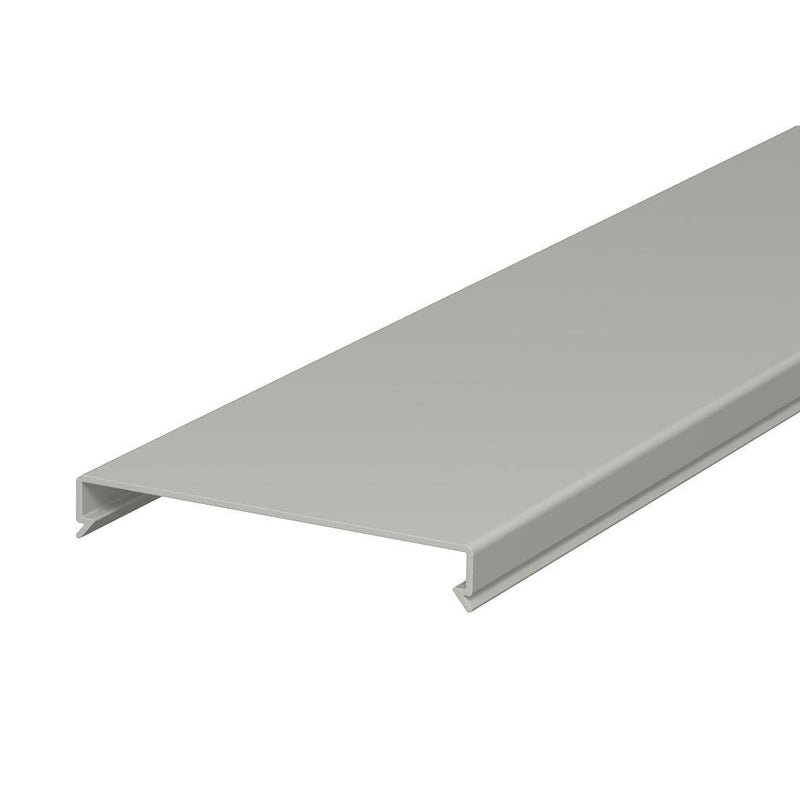 OBO Bettermann - Oberteil für Verdrahtungskanal Deckel LK4 D 100 RAL 7030 − 2 Meter