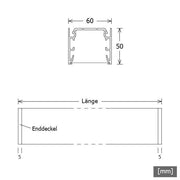 LTS Licht&Leuchten - Pendelleuchte LED-Pendelleuchte MLP060108302OPDDA.ws 830, DALI, ws