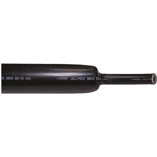 Cellpack - Schrumpfschlauch Warmschrumpfschlauch SRH3/63-15/BK/1m Schrumpfrate 3 : 1