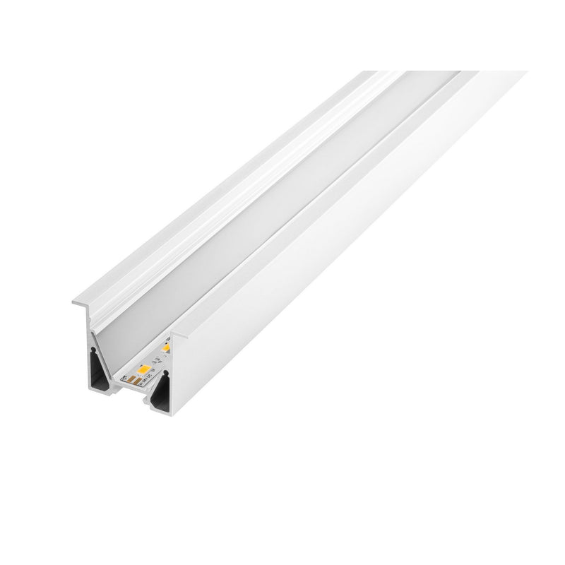 Barthelme - Mechanisches Zubehör/Ersatzteile für Leuchten Alu-Profil 62399831_9010 1000mm, RAL9010