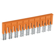 WAGO - Querverbinder/Brücker für Reihenklemme Brücker 9-fach 282-439 isoliert,orange − 10 Stück