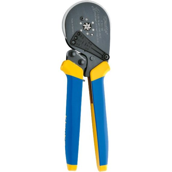 Klauke - Presswerkzeug Kabelschuhe/Verbinder, Aderendhülsen, Schirmanschluss Crimpzange K306K für AEH 0,08-16qmm