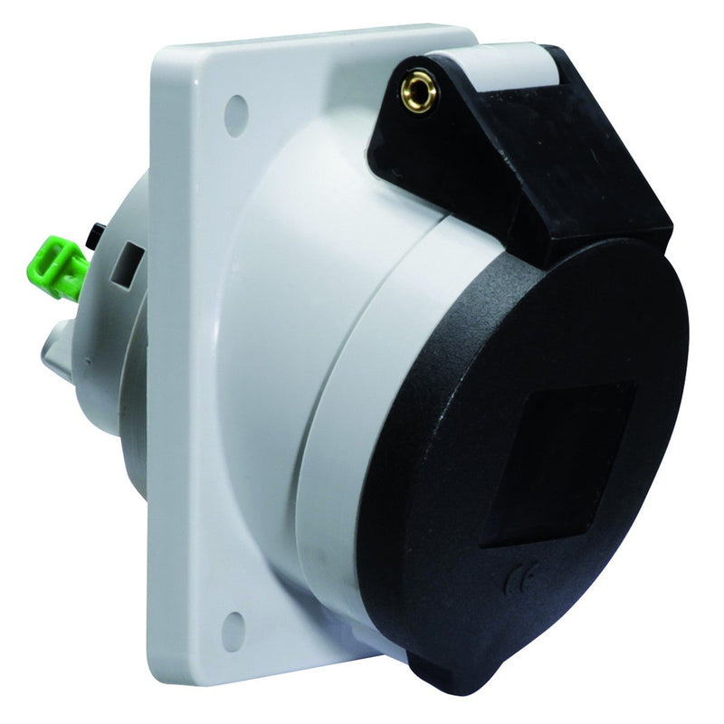 Bals Elektrotech - CEE-Anbausteckdose (IEC 60309) Anbausteckdose geneigt 16A 12736 4p 500V 7h IP44