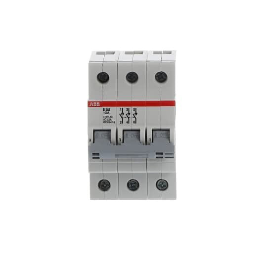ABB Stotz S&J - Schalter für Reiheneinbau Hauptschalter E203/100G 100A 3p. gr