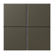 Jung - Abdeckung/Bedienelement für Installationsschalterprogramme Tastensatz 4fach LC 404 TSA 241 ombre naturelle 31