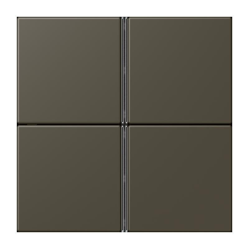 Jung - Abdeckung/Bedienelement für Installationsschalterprogramme Tastensatz 4fach LC 404 TSA 241 ombre naturelle 31
