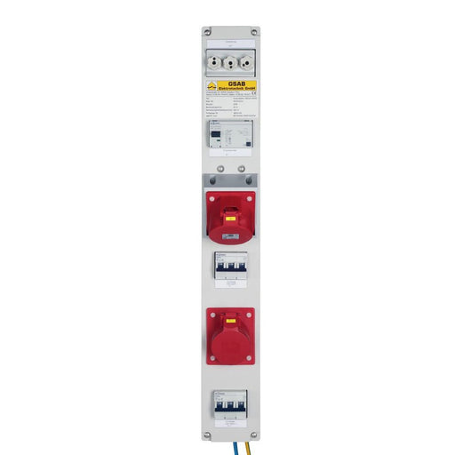 GSAB Elektrotechnik - CEE-Steckdosen-Kombination (IEC 60309) Sammelschienenleiste 99.00.-023.1 185mm, CEE32+CEE16