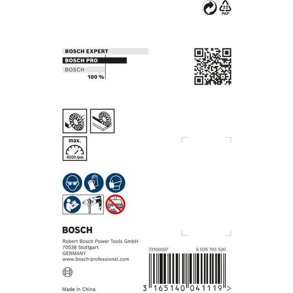 Bosch - Rotierende Drahtbürste PRO Metal clean 1608622015 Scheibenbürste