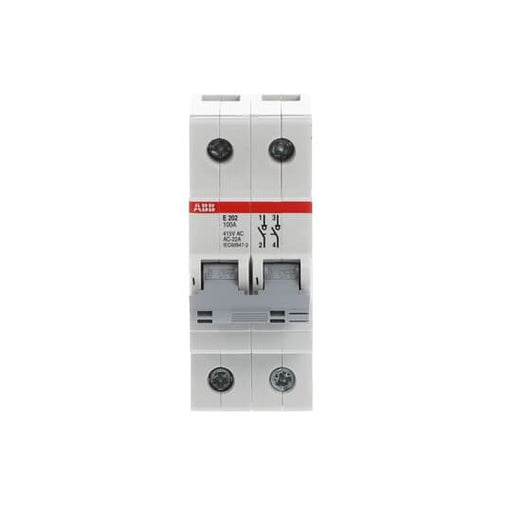 ABB Stotz S&J - Schalter für Reiheneinbau Trennschalter E202/100G Schaltgriff grau