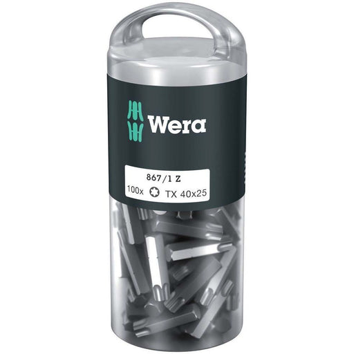 Wera - Bit-Set 6-rund Bit 072452(VE100) TX 40x25mm