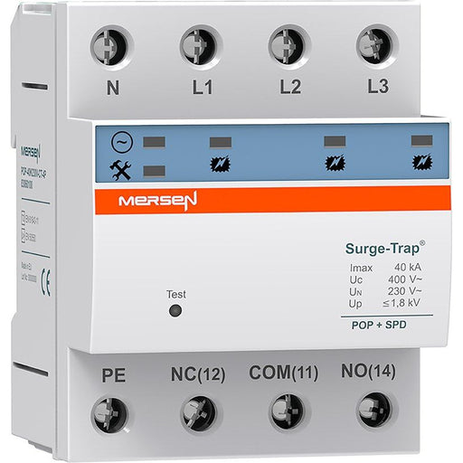 Mersen - Überspannungsableiter für Energietechnik/Stromversorgung Überspannungsableiter POP-40K230V-CT-4P Typ2 40kA Uc400V 4p