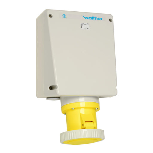 Walther Werke - CEE-Steckdose (IEC 60309) Wandsteckdose 125A 179304 3P 110V 4h IP67 − 1 Stück