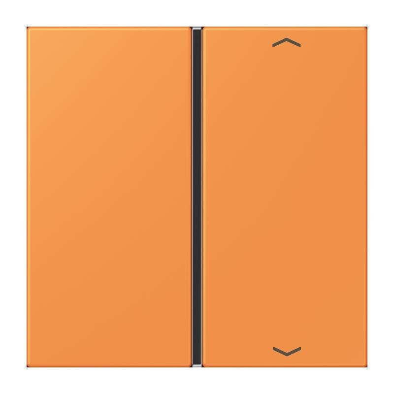 Jung - Abdeckung/Bedienelement für Installationsschalterprogramme Taste 1fach m. Pfeilsymb. LC 401 TSAP 225 orange clair