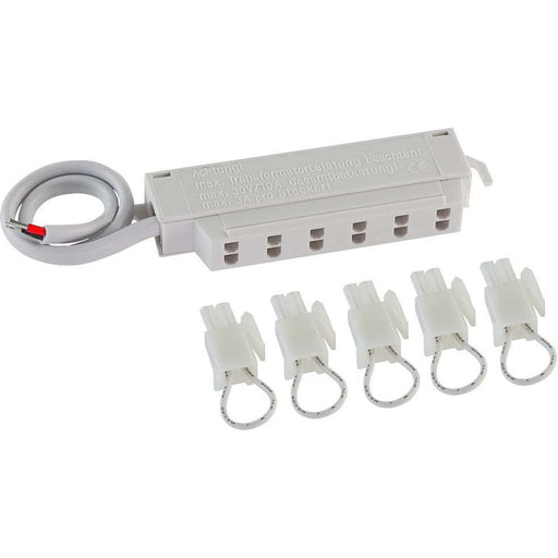 EVN Lichttechnik - Elektrisches Zubehör/Ersatzteile für Leuchten 6-fach-Verteiler P-LEDAMP006 350-700mA IP20