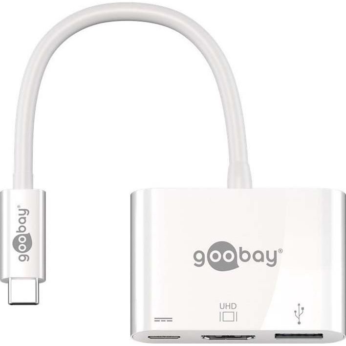 Goobay - Netzwerkadapter USB-C Multiport Adapter 62104 HDMI,ws