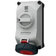 Mennekes - CEE-Steckdose abschaltbar, abgesichert (IEC 60309) Wandsteckdose 5704403G DUO R 32A4P3h 440V