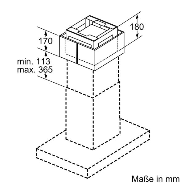 Bosch - Zubehör/Ersatzteile für Dunstabzugshauben Long Life Umluftset DIZ2FX5D1 extern