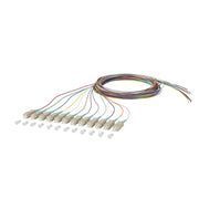 Metz Connect - LWL-Pigtail OpDAT Pigtail SC-PC 150M1CO0020E OM3 12 Farben − 12 Stück