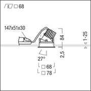Zumtobel Group - Downlight/Strahler/Flutlicht LED-Downlight PANOS INF #60816935 3000K