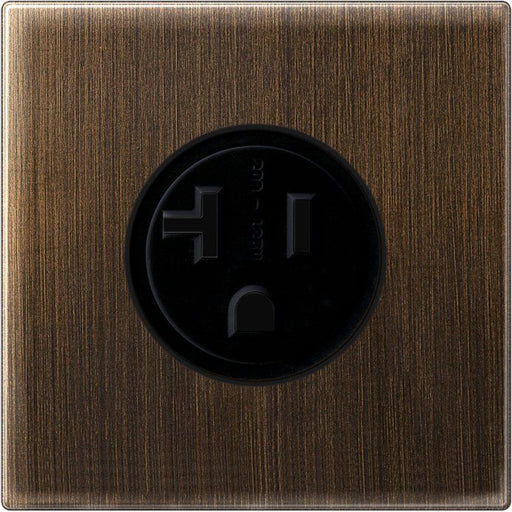Jung - Steckdose US-Norm NEMA ME 2521-20 AT 20A 125V, Me. antik