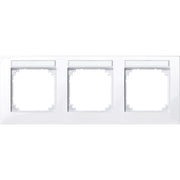 Merten - Abdeckrahmen M-PLAN-Rahmen 3f. 514325 beschriftbar, waager
