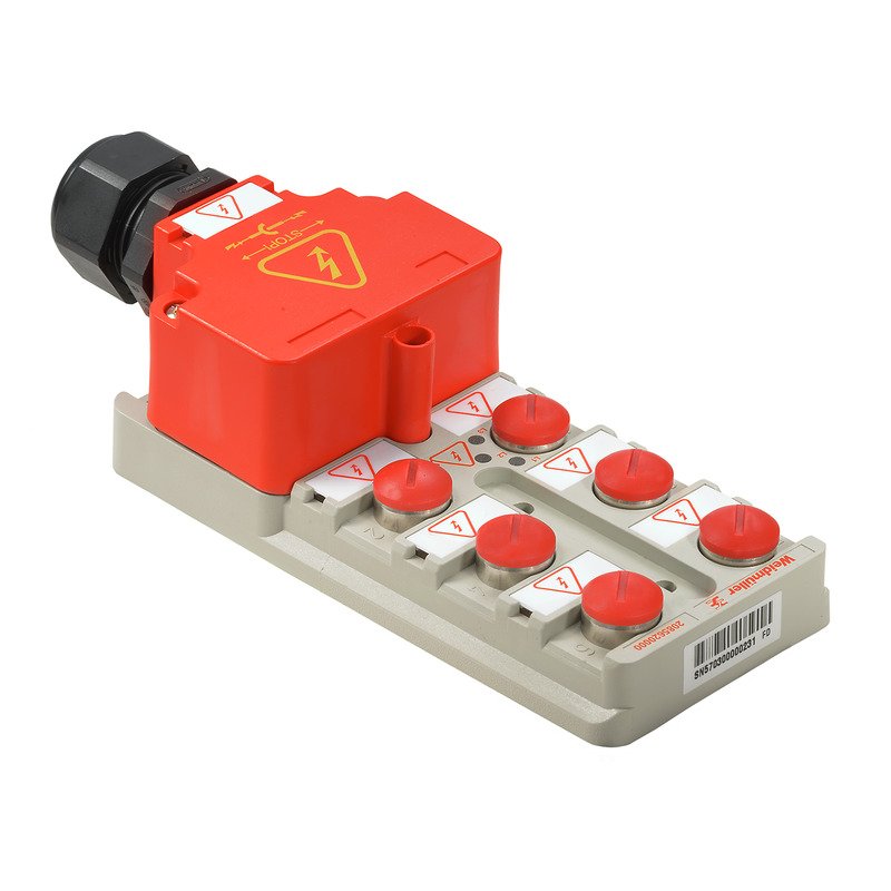 Weidmüller - Passiver Sensor-/Aktor-Verteiler (ohne Leitung) Sensor-/Aktor-Verteiler SAI-6-M-MVV-M12S-COD Komplett-Modul