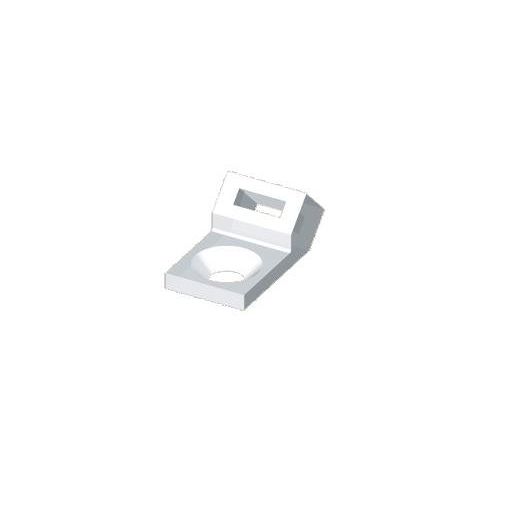 Unex - Befestigungssockel und -element für Kabelbinder Befestigungsöse winkelig 1257 naturfarben U60X − 1000 Stück
