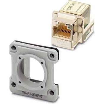 Phoenix Contact - Befestigungselement für Industriesteckverbinder Ethernet-Anbaurahmen-Set VS-08-A-RJ4 #1689488 − 5 Stück