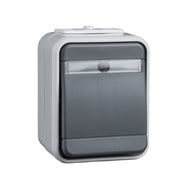 Elso - Installationsschalter Wechselschalter 441639 AP44 bel.Schriftfeld