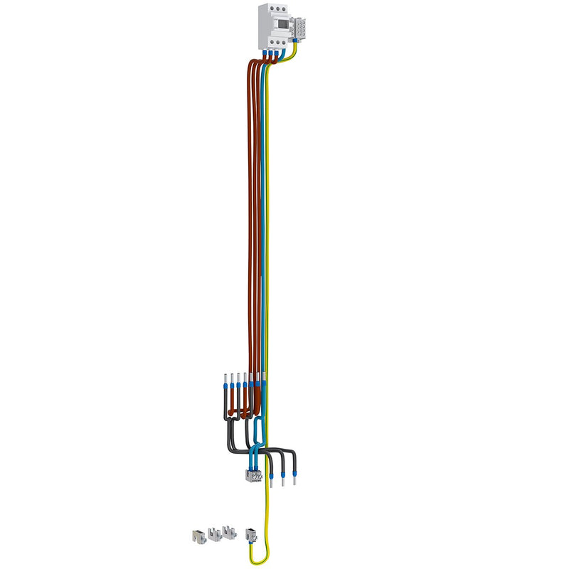 ABN - Zubehör/Ersatzteile für Niederspannungs-Schalttechnik Zählerverdrahtung 3Pt. ABNPK10322 16qmm 44A BH9 unten
