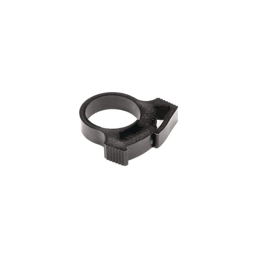 HellermannTyton - Befestigungsschelle für Kabel/Rohre Schlauchschelle SNP19 PA66GF13 BK100 schwarz, 22,3-25,3mm − 100 Stück