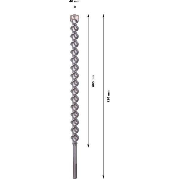 Bosch - Bohrer PRO SDS-max-7 Bohrer, 2608586803 40x600x720 mm