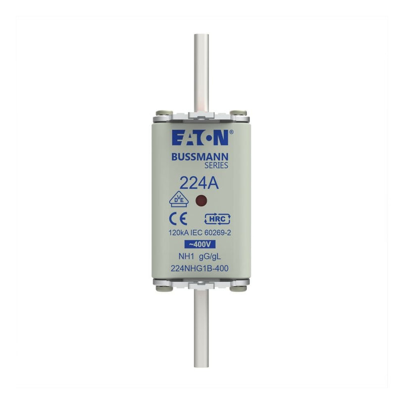 Eaton - Messersicherung Sicherungseinsatz Nieders. 224NHG1B-400 224A AC 400V 120kA − 3 Stück