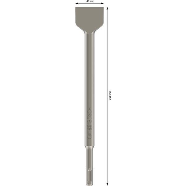 Bosch - Maschinenmeißel PRO SDS plus-4C 2608690133 Spatmeißel 40 x 250