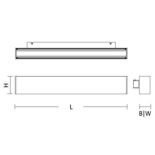 SCHMITZ-WILA - Decken-/Wandleuchte LED-Wandleuchte 151-004-223-E 3000K, DALI