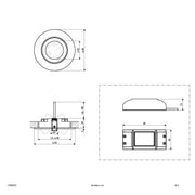 EVN Lichttechnik - Downlight/Strahler/Flutlicht LED-Deckeneinbauleuchte P30060102 ws 3000K 230V IP20