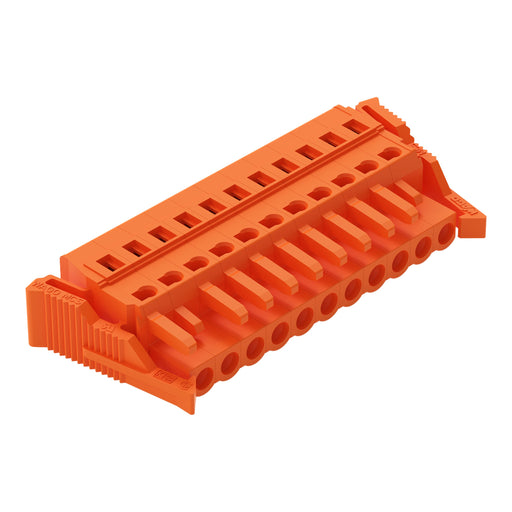 WAGO - Kabelsteckverbinder für Leiterplattensteckverbinder 1-Leiter-Federleiste 231-311/037-000 CAGECLAMP,2,5mm²,or − 25 Stück