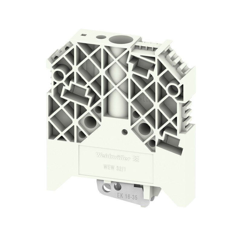 Weidmüller - Endklammer/-halter für Reihenklemme Endwinkel WEW 32/1 LCP/NA Wemid, lichtgrau − 50 Stück