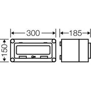 Hensel - Installationskleinverteiler Automatengehäuse Mi 1117 12TE