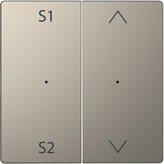 Merten - Abdeckung/Bedienelement für Installationsschalterprogramme Wippe f. Tastermodul 2f. MEG5227-6050 Szene1/2 Auf/Ab nime