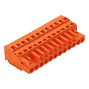 WAGO - Kabelsteckverbinder für Leiterplattensteckverbinder 1-Leiter-Federleiste 231-312/102-000 CAGECLAMP,2,5mm²,or − 25 Stück