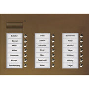 TCS Tür Control - Türstation für Türkommunikation Audio Außenstation PUK 21 PUK21/3-EB Tasten 3-spaltig UP