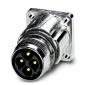 Phoenix Contact - Rundsteckverbinder, feldkonfektionierbar (Industriesteckverbinder) Gerätesteckverbinder ST-7EP1N8AW400S Vorderwand
