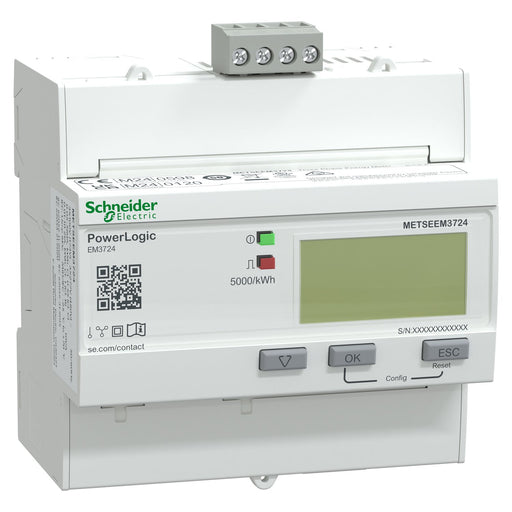 Schneider Electric - Elektrizitätszähler Energiezähler EM3724, METSEEM3724 Stromwandler 1-5 A