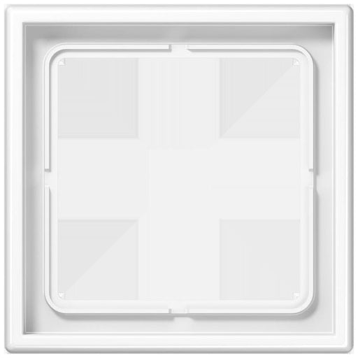 Jung - Abdeckrahmen Rahmen 1fach SPLS 981 WW waage/senkrecht