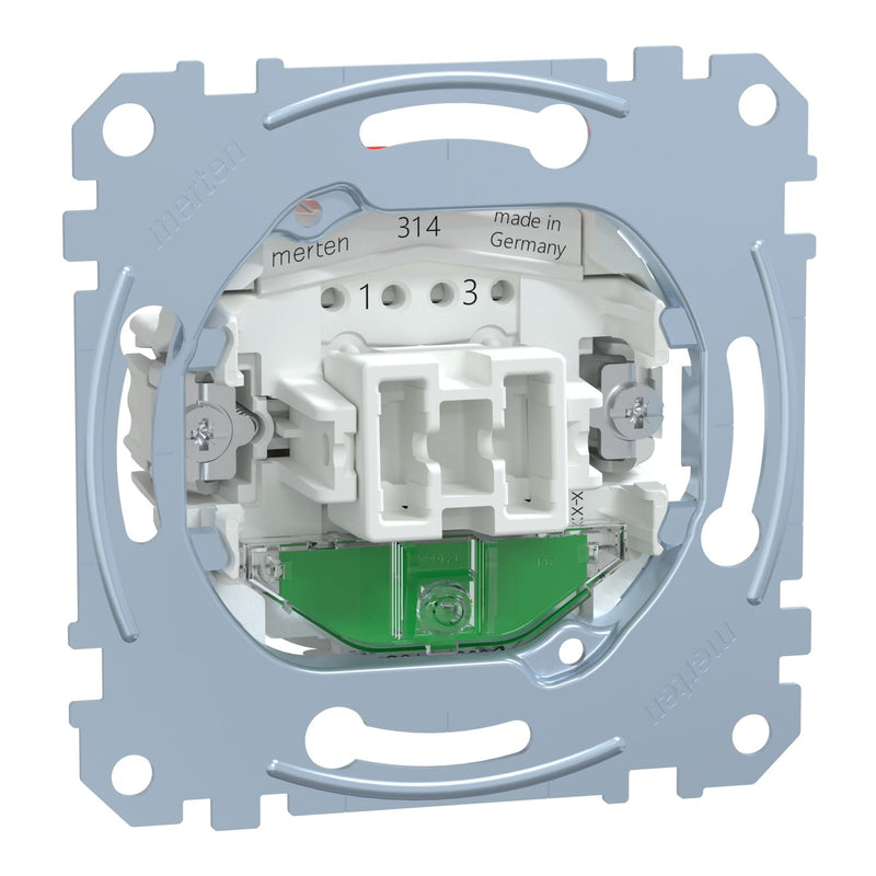 Merten - Installationsschalter Aus-Kontrollschalter-Eins. MEG3102-0000 2-pol.10AX 250V AC