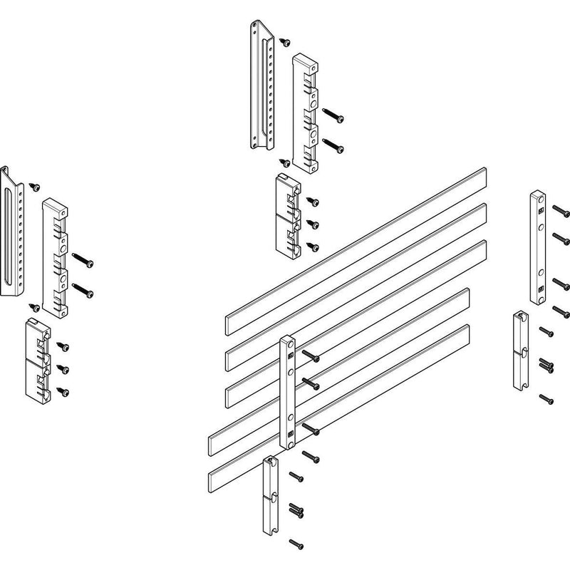 ABN - Verteilerfeld für Installationsverteiler Sammelschienen-Modul MTSC23645 tief 2FB/3RE
