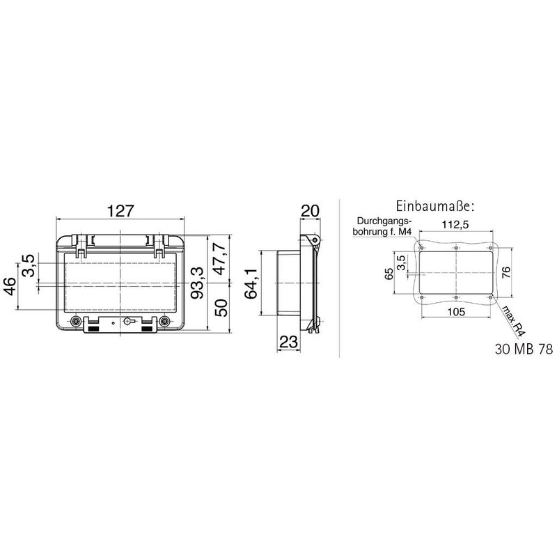 Bals Elektrotech - Zubehör/Ersatzteile für CEE-Steckvorrichtungen (IEC 60309) BetätigungsklappeIP44 5899