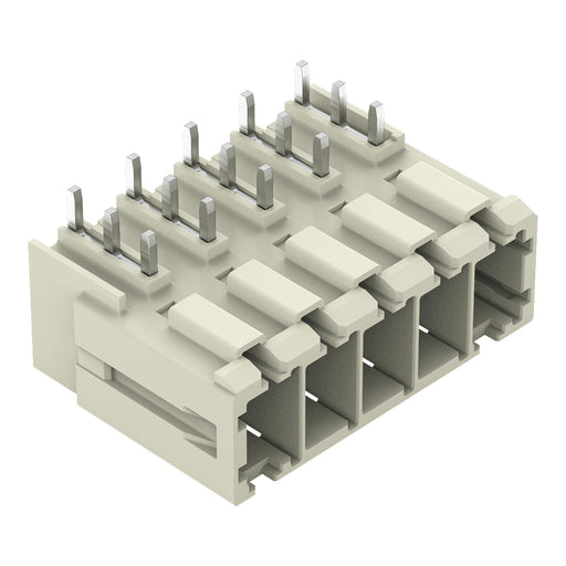 WAGO GmbH & Co. KG - Leiterplattensteckverbinder THT-Stiftleiste 831-3645 abgewinkelt,lgr − 24 Stück